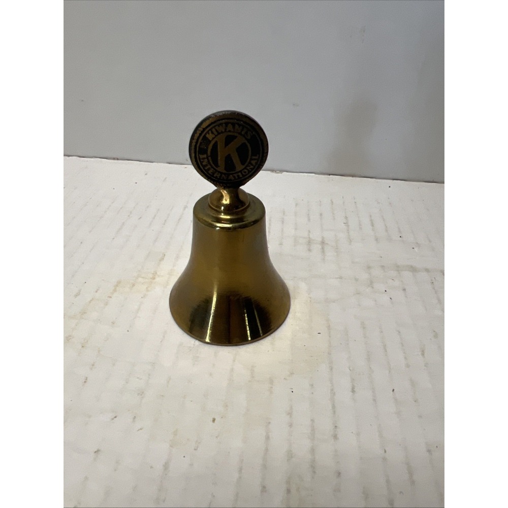 #1738* - VINTAGE KIWANIS INTERNATIONAL CLUB BRASS BELL
